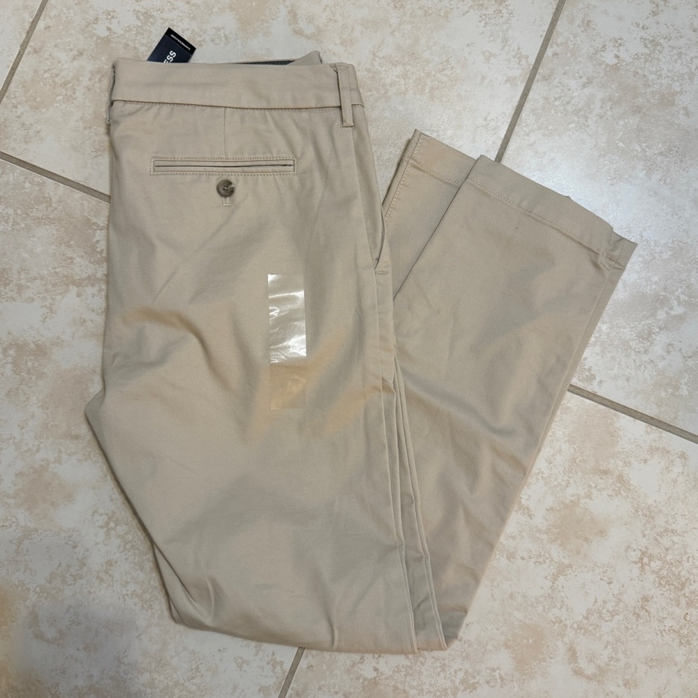 Express Khaki Chino Slim Pant